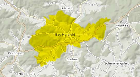 Immobilienpreisekarte Bad Hersfeld